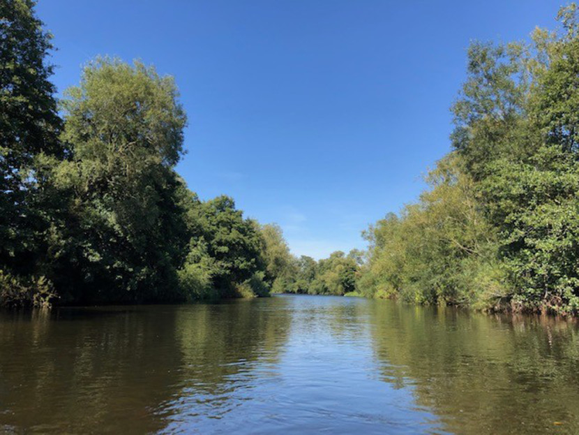Chainbridge on the Usk (PD from Cheltenham)